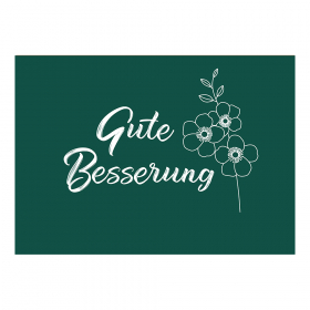 "Gute Besserung" Grußkarte