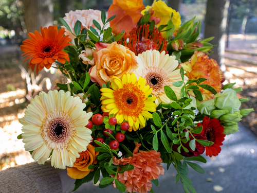 Blumenstrau&szlig; zum 70. Geburtstag