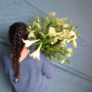 Weißer Blumenstrauß Weißer Blumenstrauß